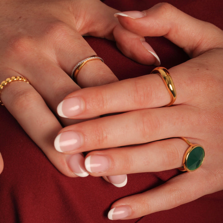 Safarah Green Gemstone Ring