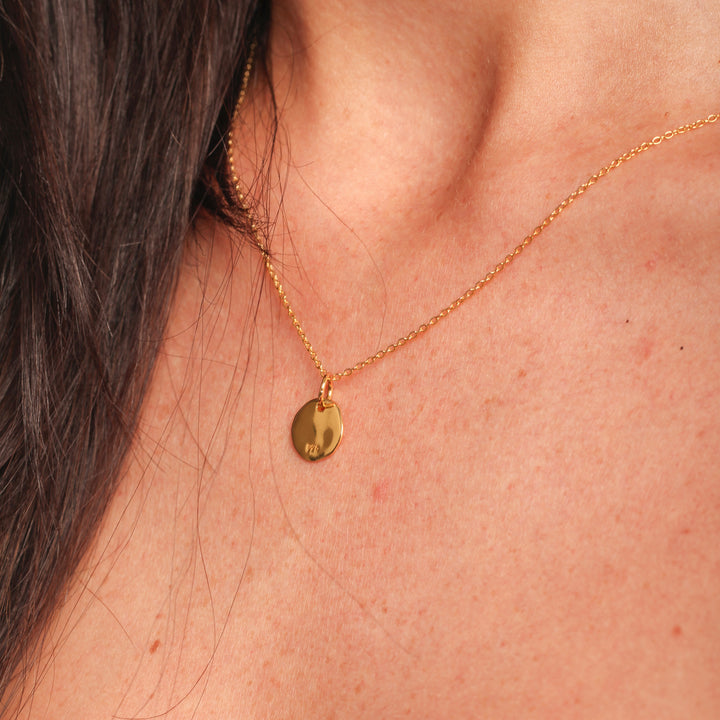 Fortis Disc Pendant Necklace