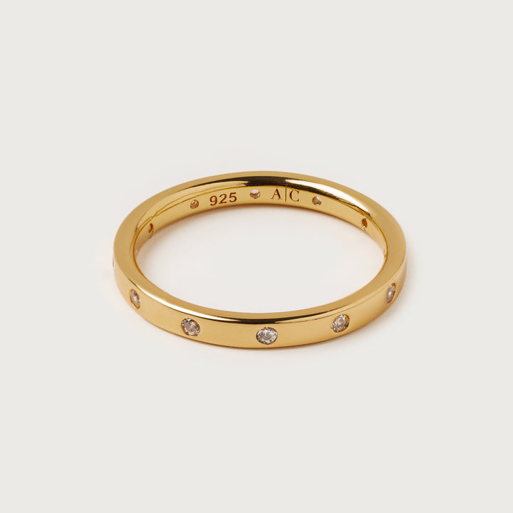 Nova Diamond Studded Ring